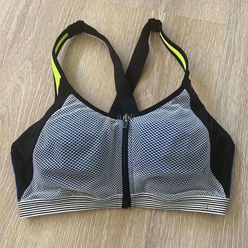 VSX sports bra zip front (victorias secret sport) 36C